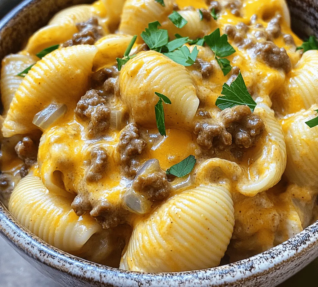 In the realm of comfort food, few dishes evoke the warm, nostalgic feelings quite like creamy beef and shells. This delightful recipe combines the heartiness of ground beef with the satisfying chew of shell pasta, all enveloped in a rich, creamy sauce that brings everything together. It’s a dish that not only pleases the palate but also warms the soul, making it an ideal family meal for any day of the week.