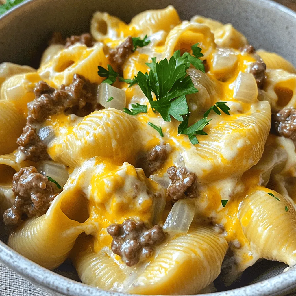 Creamy Beef and Shells: A Comforting Family Favorite