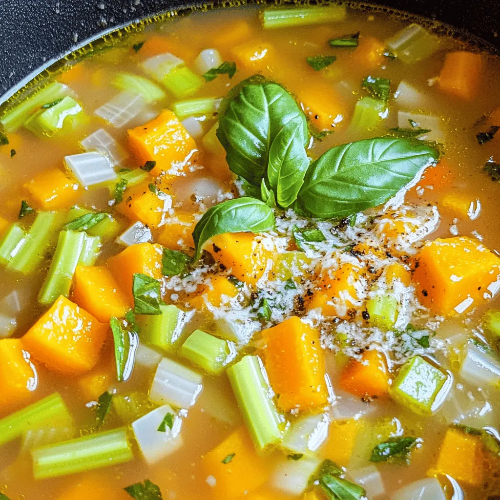Autumn Minestrone Soup Heartwarming and Flavorful Dish