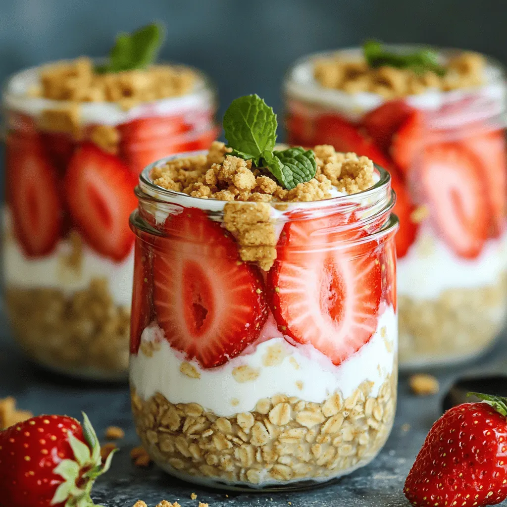 Strawberry Cheesecake Overnight Oats Easy and Tasty