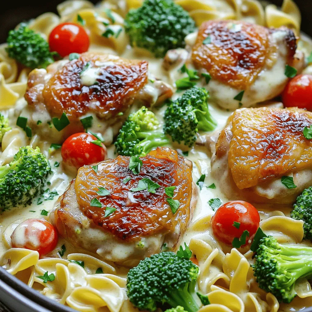 One-Pan Chicken with Buttered Noodles Savory Delight