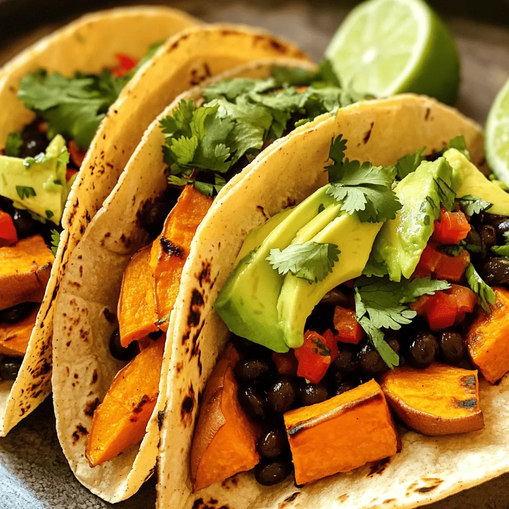 Sweet Potato Black Bean Tacos Flavorful Comfort Meal