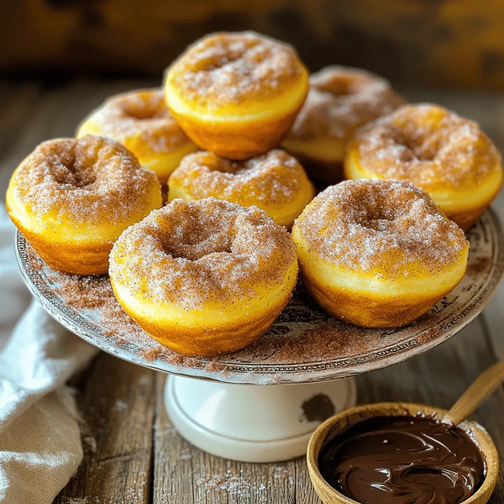 Making cinnamon sugar donut muffins at home is easy and fun. These muffins mix the sweet taste of donuts with the soft texture of muffins. You will need some simple ingredients.