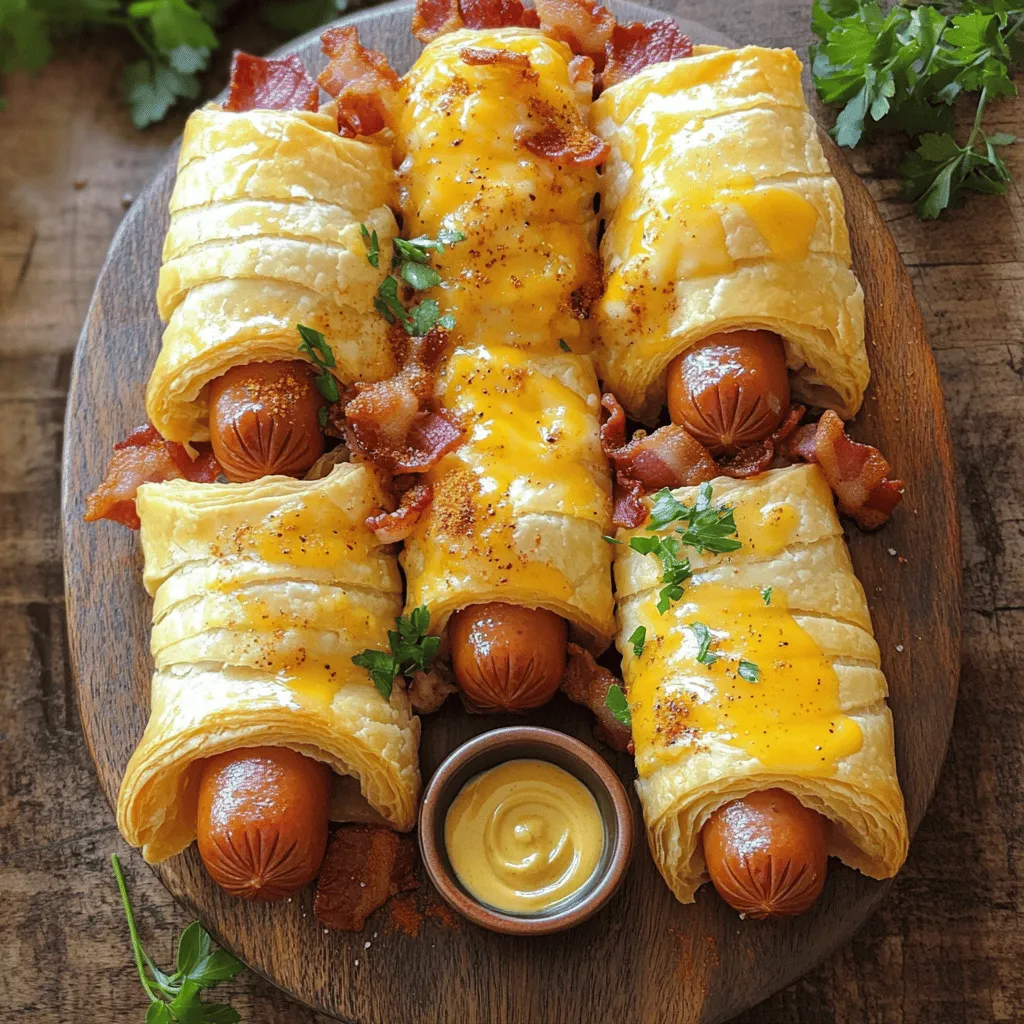 Savory Pigskin In A Blanket Easy Party Snack Recipe
