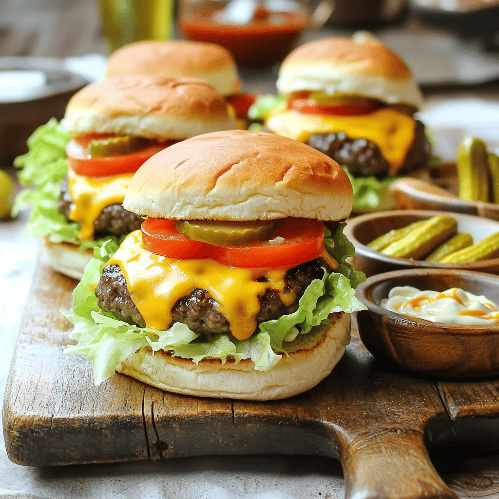 Cheeseburger Sliders With Special Sauce Flavor Boost