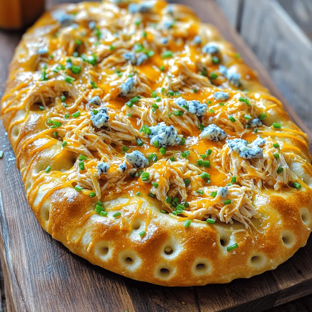 Savory Buffalo Chicken Focaccia Bread Recipe Guide