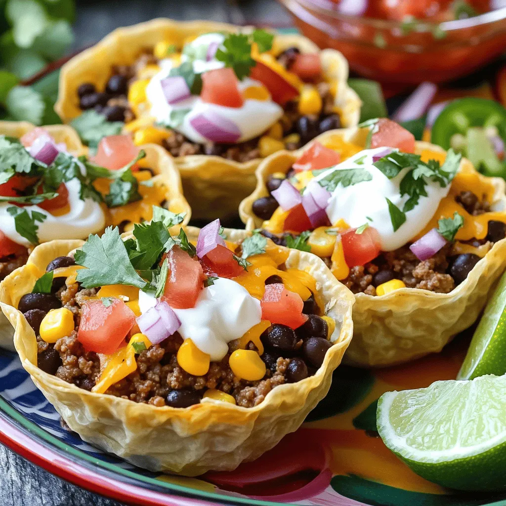 Taco Cups Savory and Easy Recipe to Enjoy
