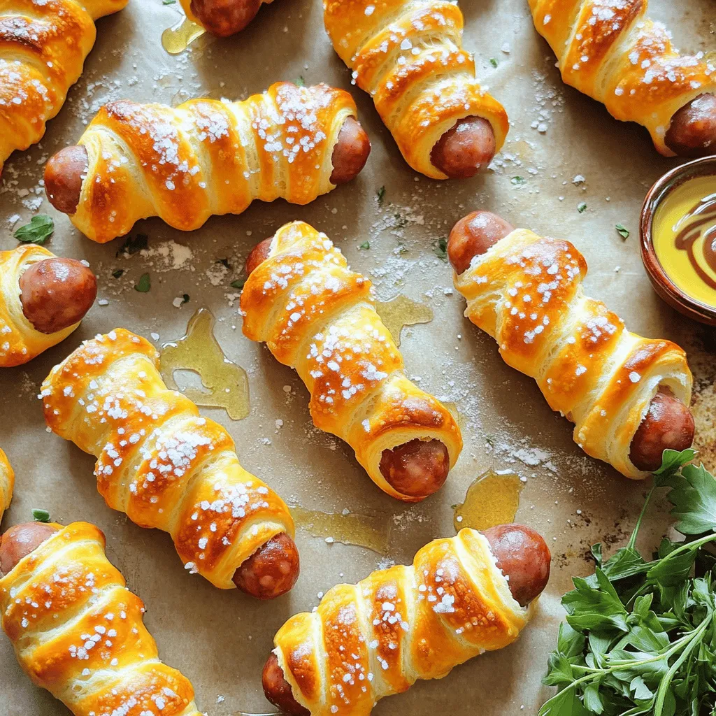 Savory Delight: Twisted Pretzel Pigs in a Blanket Recipe