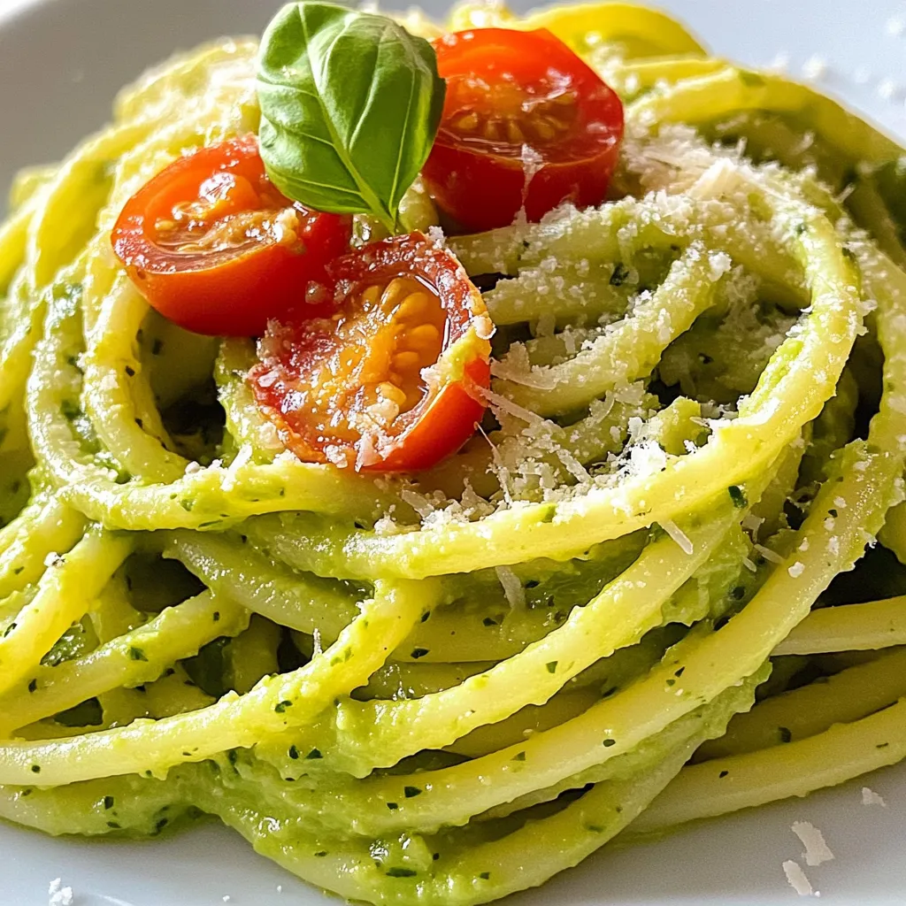 Creamy Avocado Pasta Simple and Quick Recipe