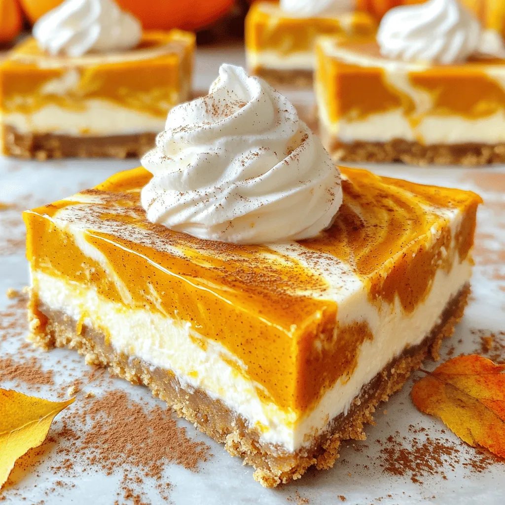 Pumpkin Pie Cheesecake Bars Delicious Fall Delight