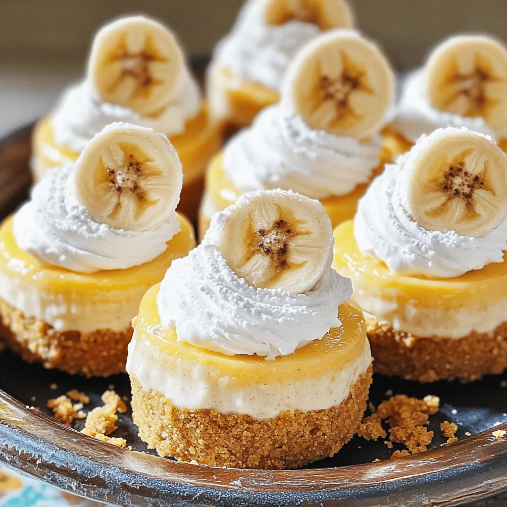 Irresistible Mini Banana Pudding Cheesecakes Recipe