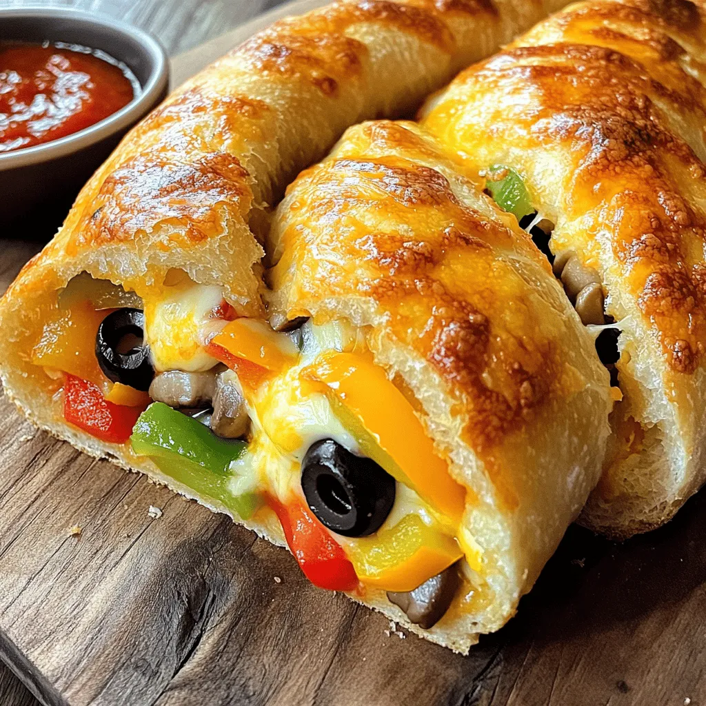 - 1 pound pizza dough (store-bought or homemade) - 1 cup marinara sauce - 1 cup mozzarella cheese, shredded - 1/2 cup provolone cheese, shredded