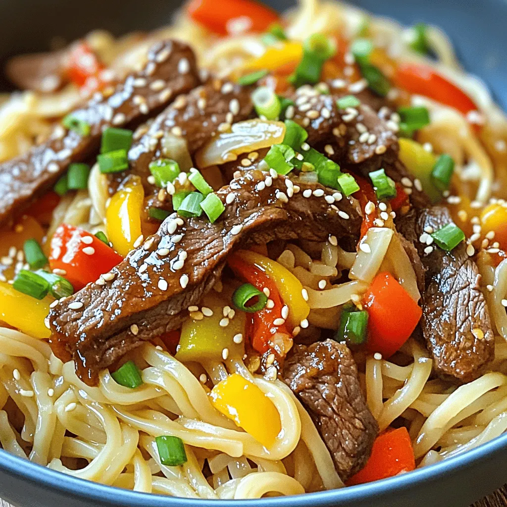 Hoisin Beef Noodles Recipe Easy and Quick Dinner