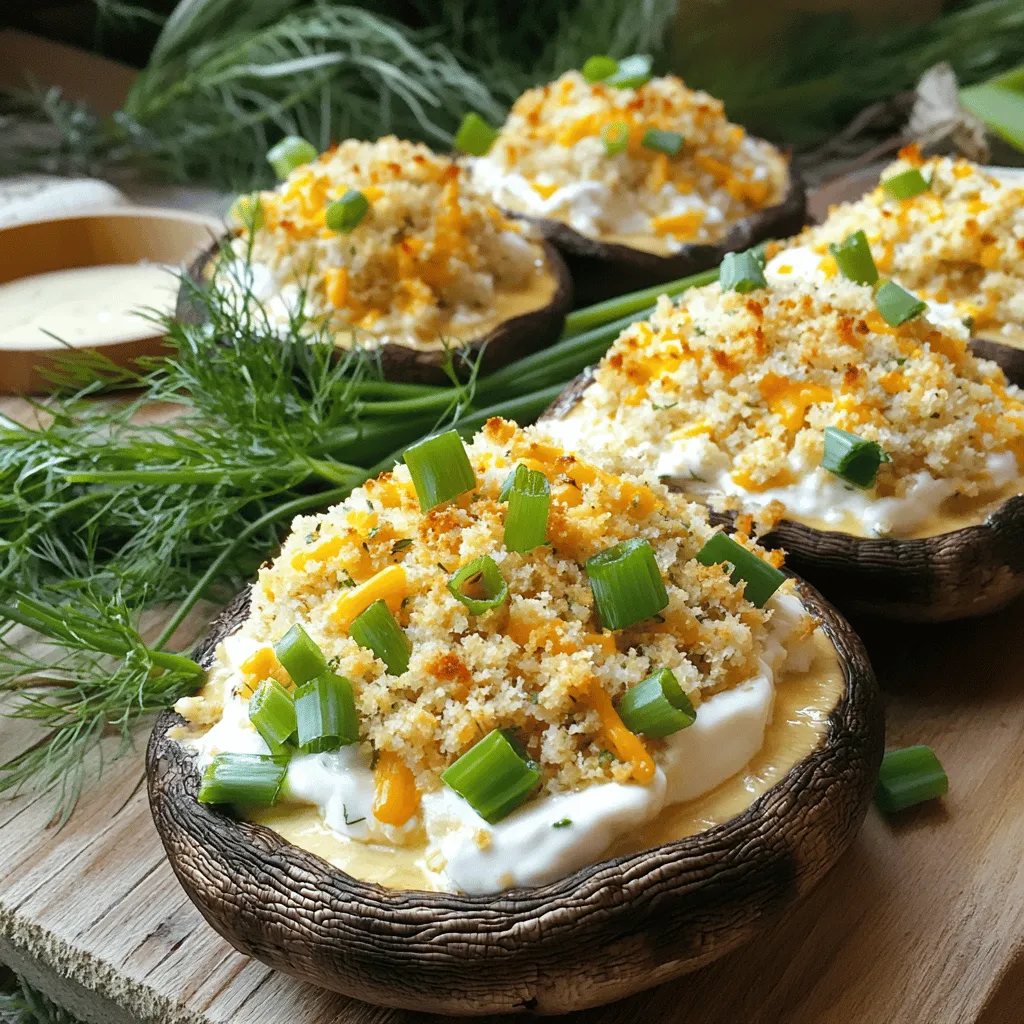 Ranch-Infused Stuffed Mushrooms: A Flavorful Appetizer