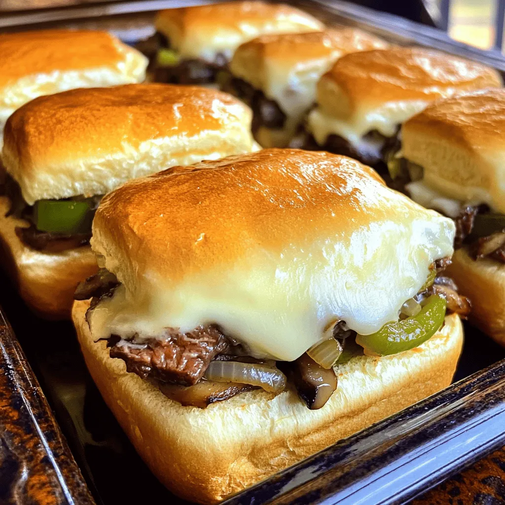 Philly Cheesesteak Sliders Irresistible Flavor Packed