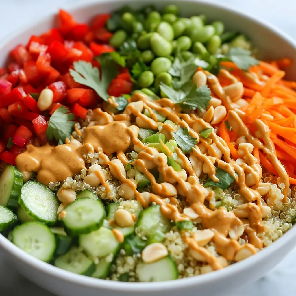 Thai Peanut Quinoa Salad Flavorful and Healthy Delight