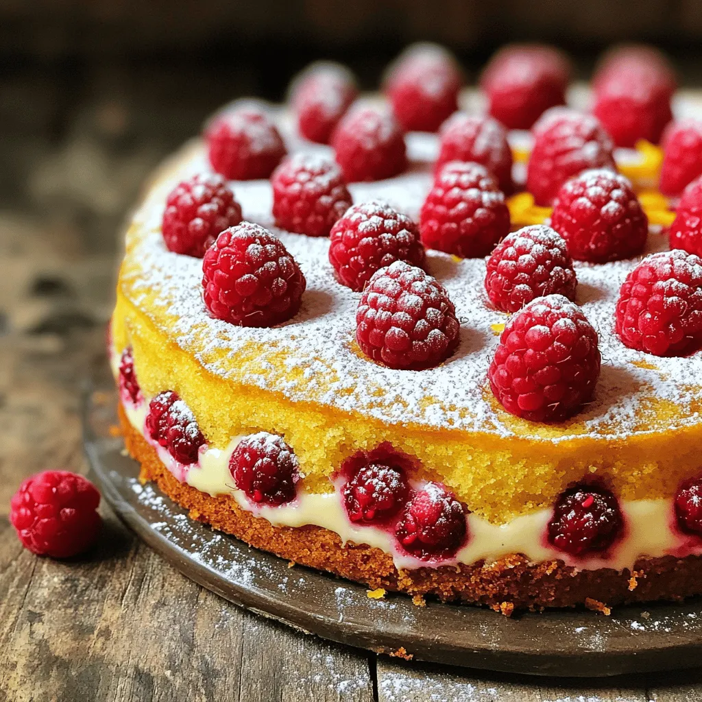 Lemon Raspberry Yogurt Cake Fresh and Fluffy Delight