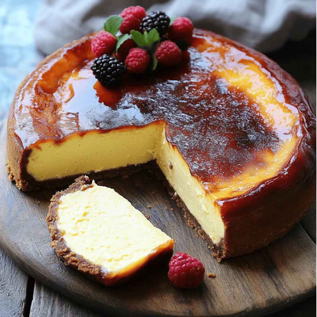 Burnt Basque Cheesecake Tasty and Easy Recipe