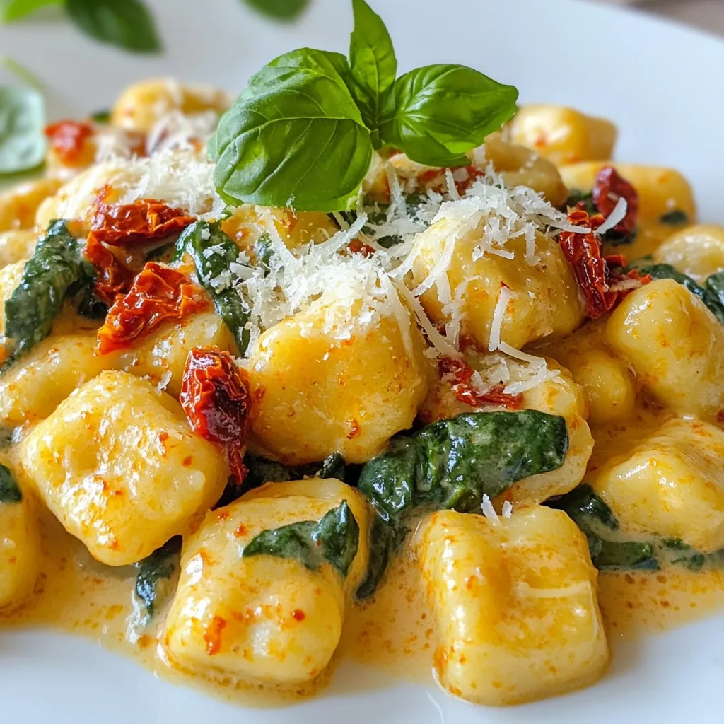 Creamy Sun-Dried Tomato Gnocchi Quick and Easy Recipe