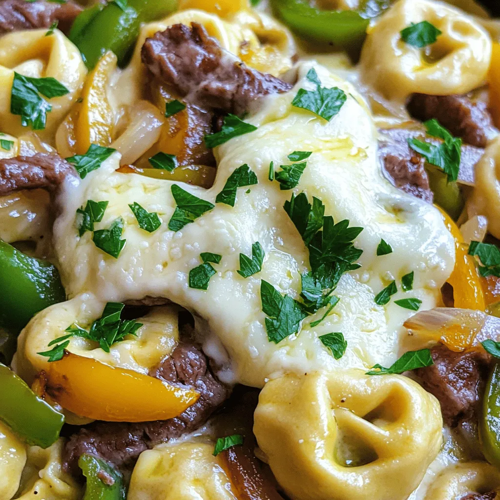 The key to a great cheesesteak tortellini recipe lies in simple, fresh ingredients. Here’s what you need for this tasty dish.