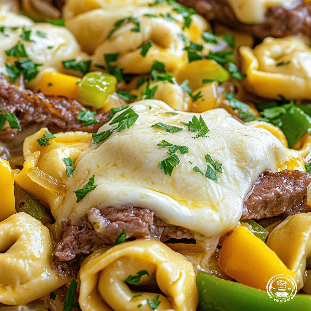 Cheesesteak Tortellini Bliss Savory Weeknight Meal