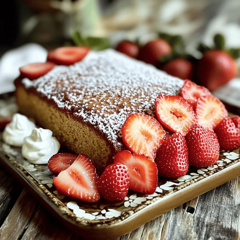 Skinny Strawberry Cake Simple and Tasty Delight
