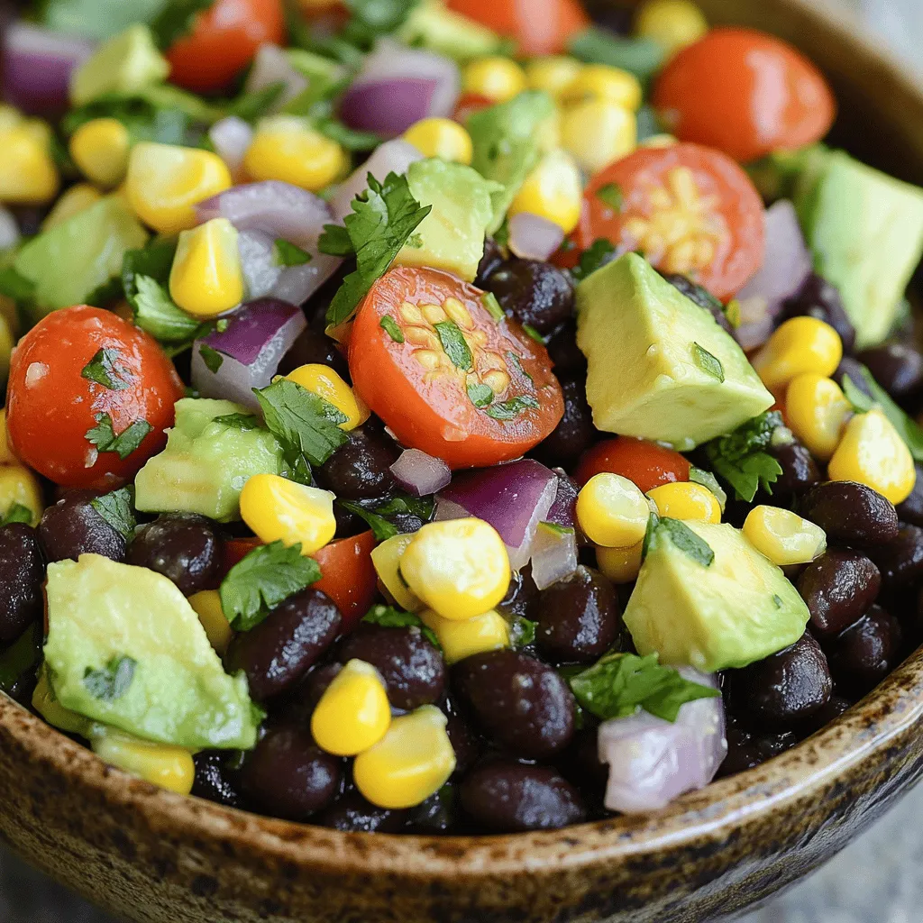 Black Bean Corn Salsa Flavorful and Fresh Delight
