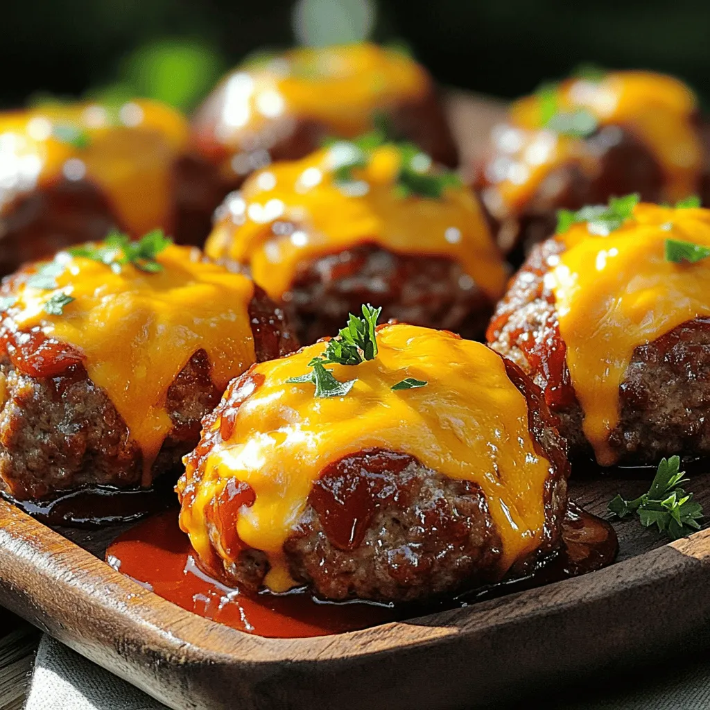 Cheddar-Stuffed Meatloaf Morsels Recipe Savory Treat