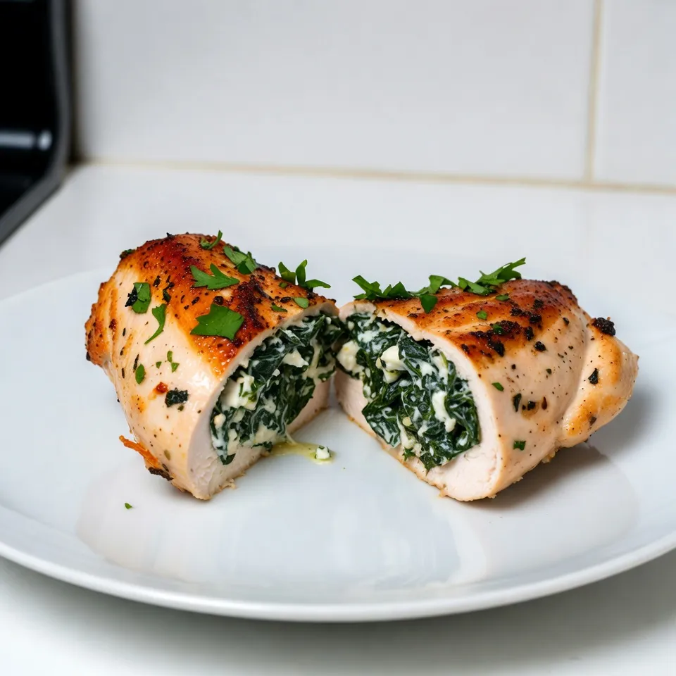 Spinach Feta Stuffed Chicken Tasty and Easy Recipe