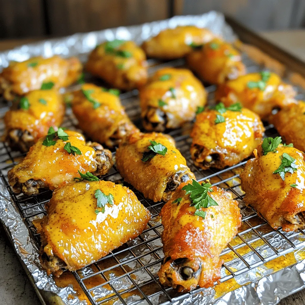 Buffalo Honey Mustard Chicken Wings Recipe