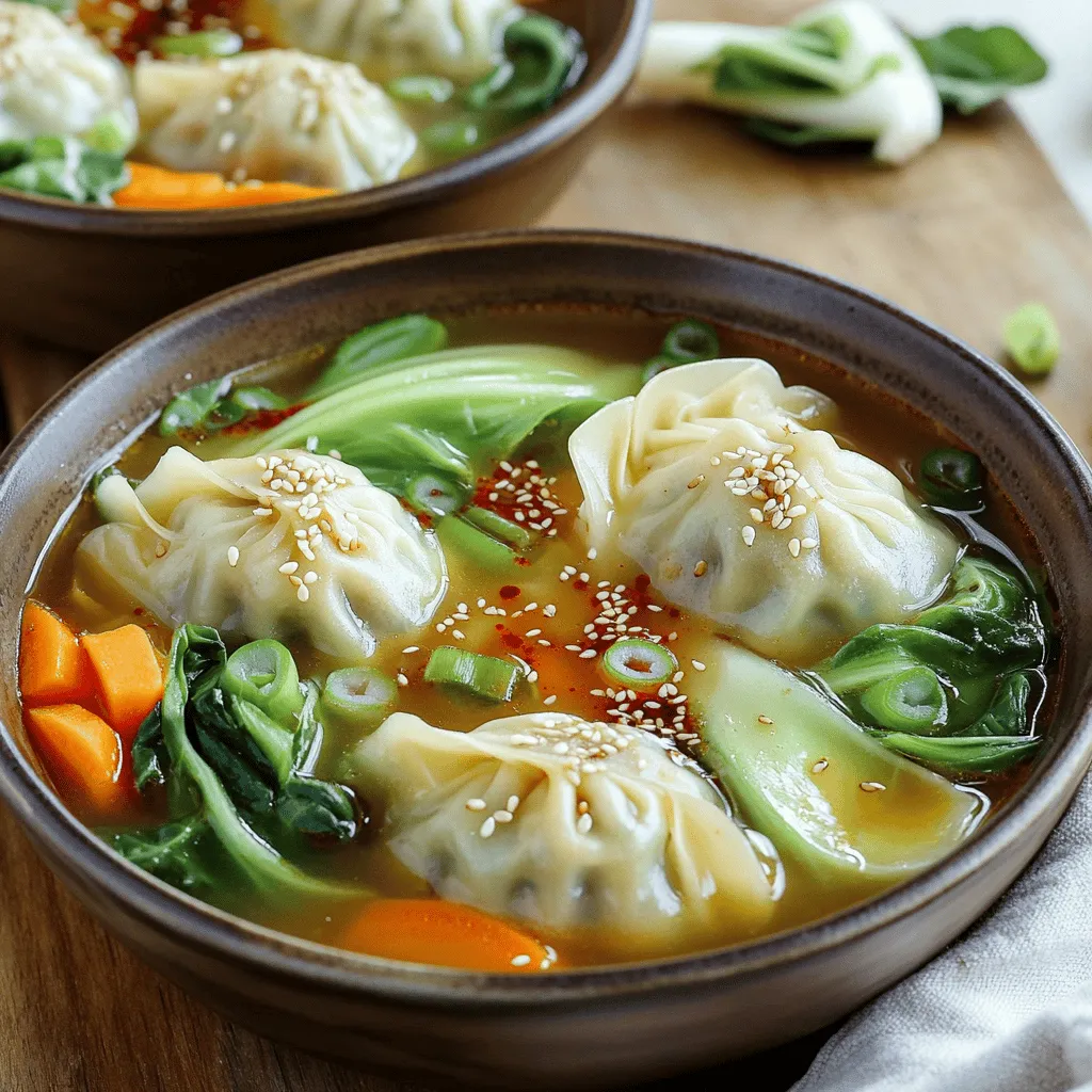 Potsticker soup is tasty and simple to make. The key ingredients in this dish create a warm and rich flavor. Let’s look at these ingredients more closely.