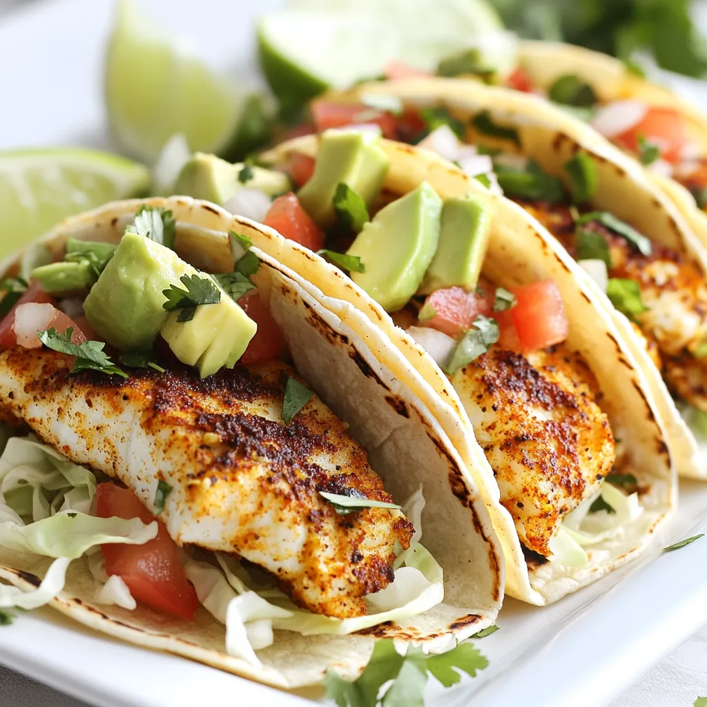 Blackened Cajun Fish Tacos Flavorful and Easy Recipe