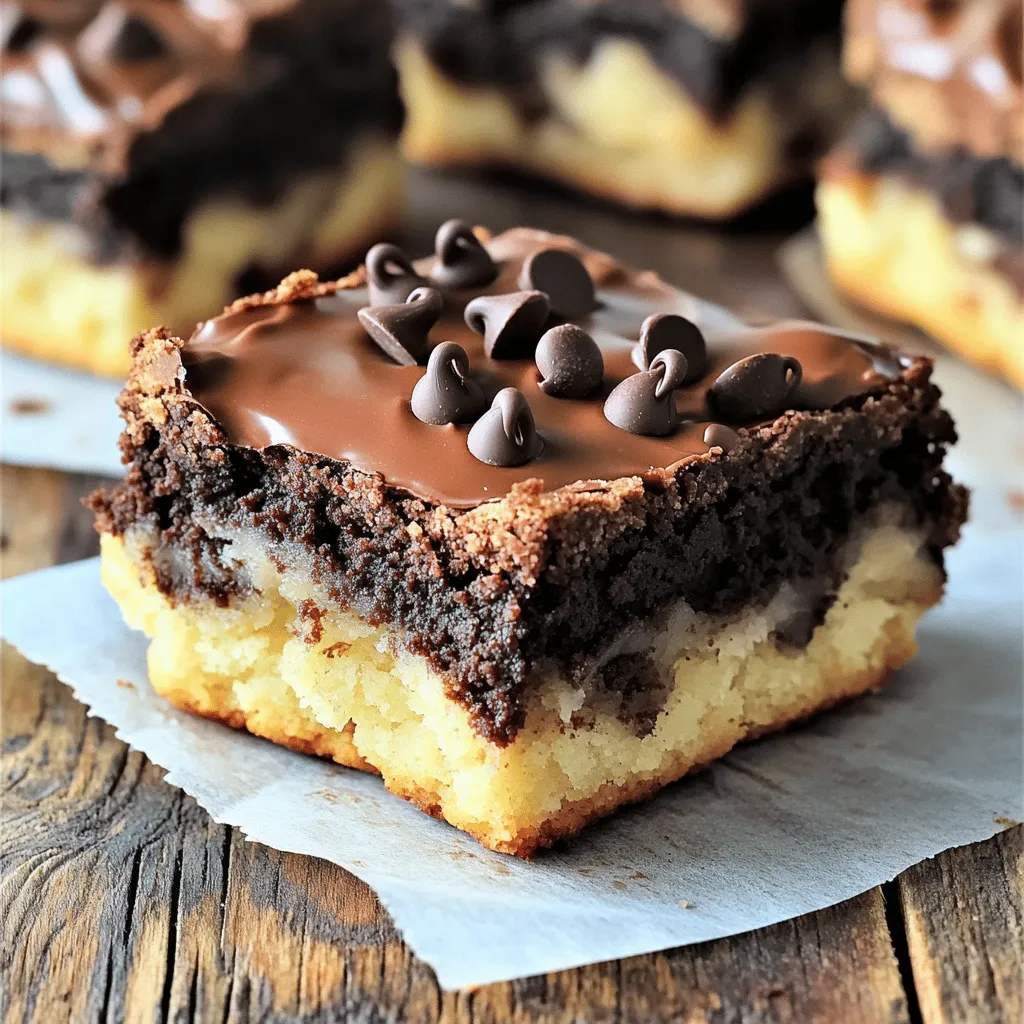 - 1/2 cup unsalted butter, melted - 1 cup granulated sugar - 1/2 cup brown sugar, packed - 2 large eggs - 1 teaspoon vanilla extract - 1/3 cup unsweetened cocoa powder - 1/2 cup all-purpose flour - 1/4 teaspoon salt - 1/4 teaspoon baking powder