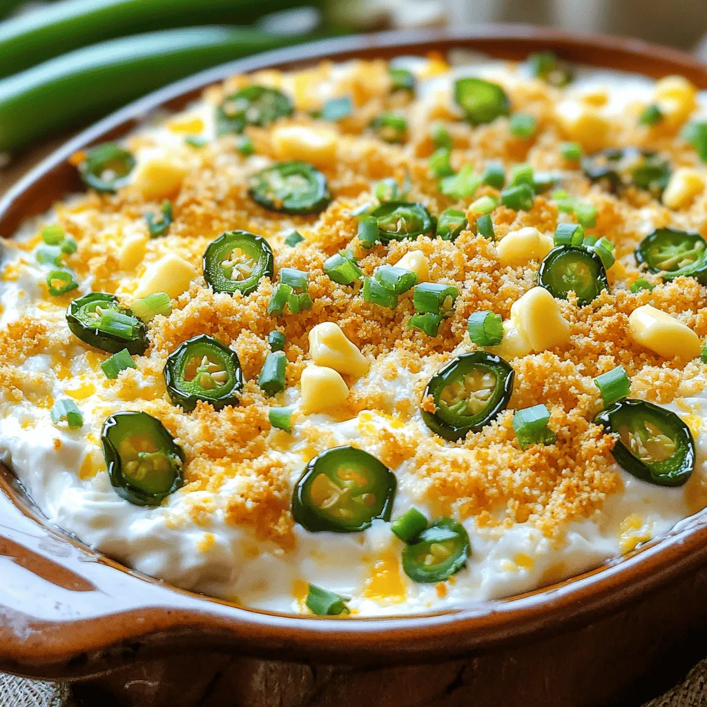 Spicy Jalapeño Popper Dip: A Crowd-Pleasing Appetizer