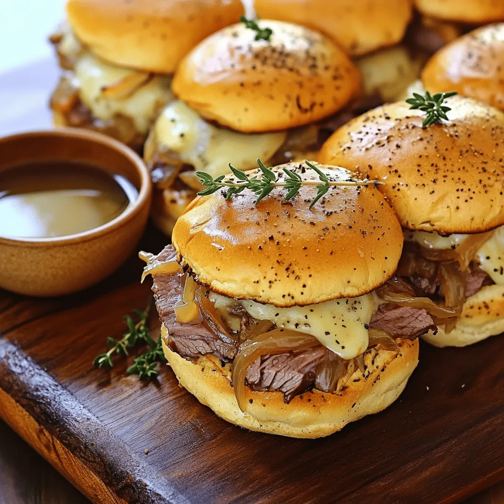 French Dip Sliders Flavorful and Easy to Make Recipe