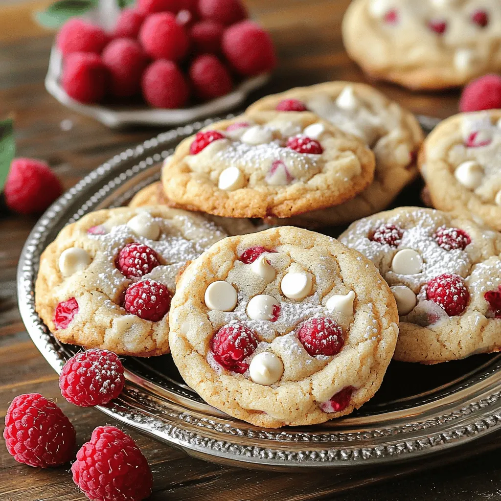 White chocolate raspberry cookies blend sweet white chocolate with tart raspberries. This mix creates a treat that many love. The bright colors and flavors make them visually appealing. Each bite delivers a delightful taste experience.