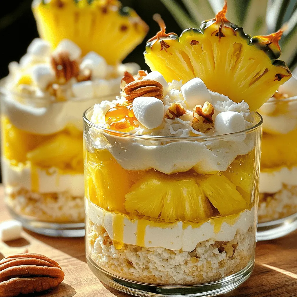 Pineapple Dream Dessert Delightful and Refreshing Treat