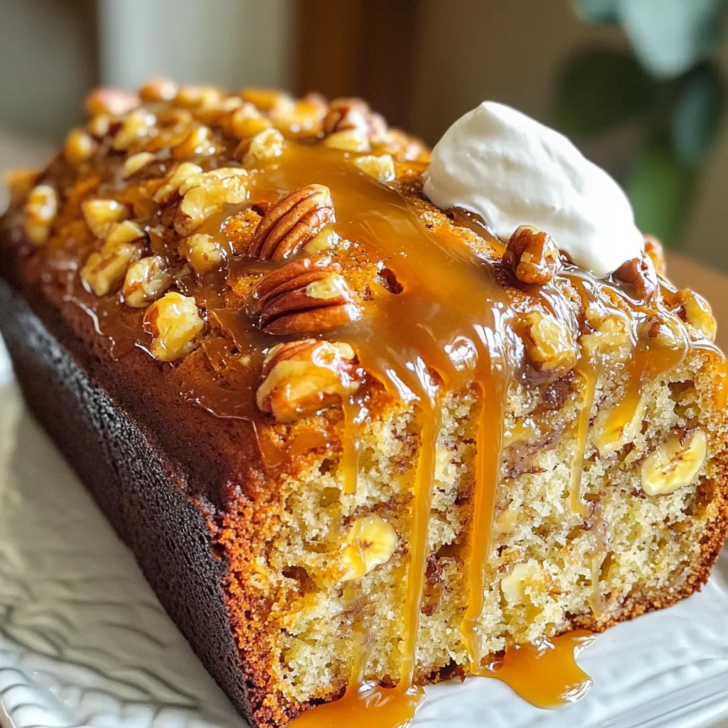 Caramel Pecan Banana Bread Irresistible Flavor Boost