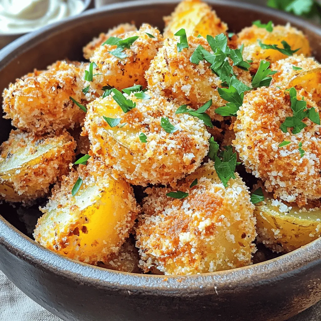 Parmesan Crusted Potatoes Savory and Crispy Delight