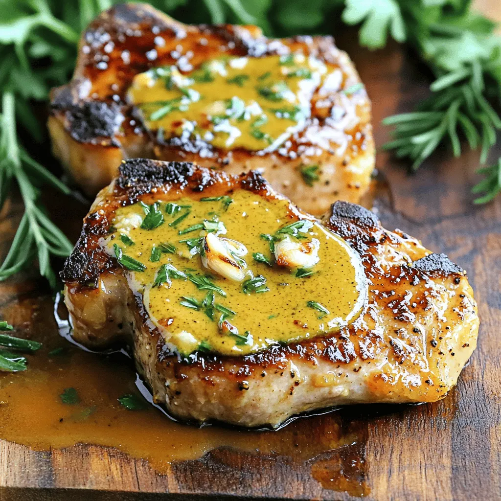 Pork Chops with Garlic Sauce Rich and Flavorful Dish