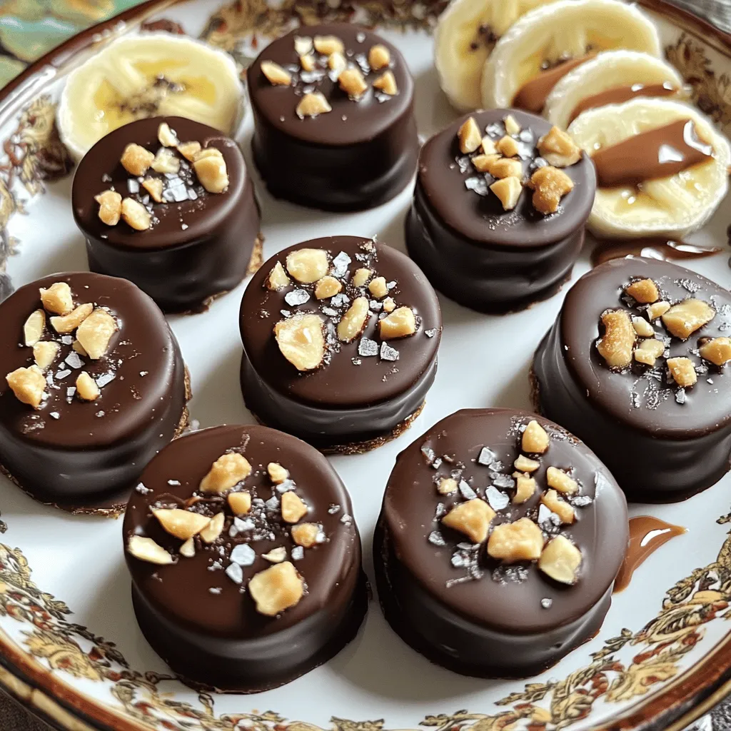Chocolate Peanut Butter Banana Bites Tasty Snack Idea