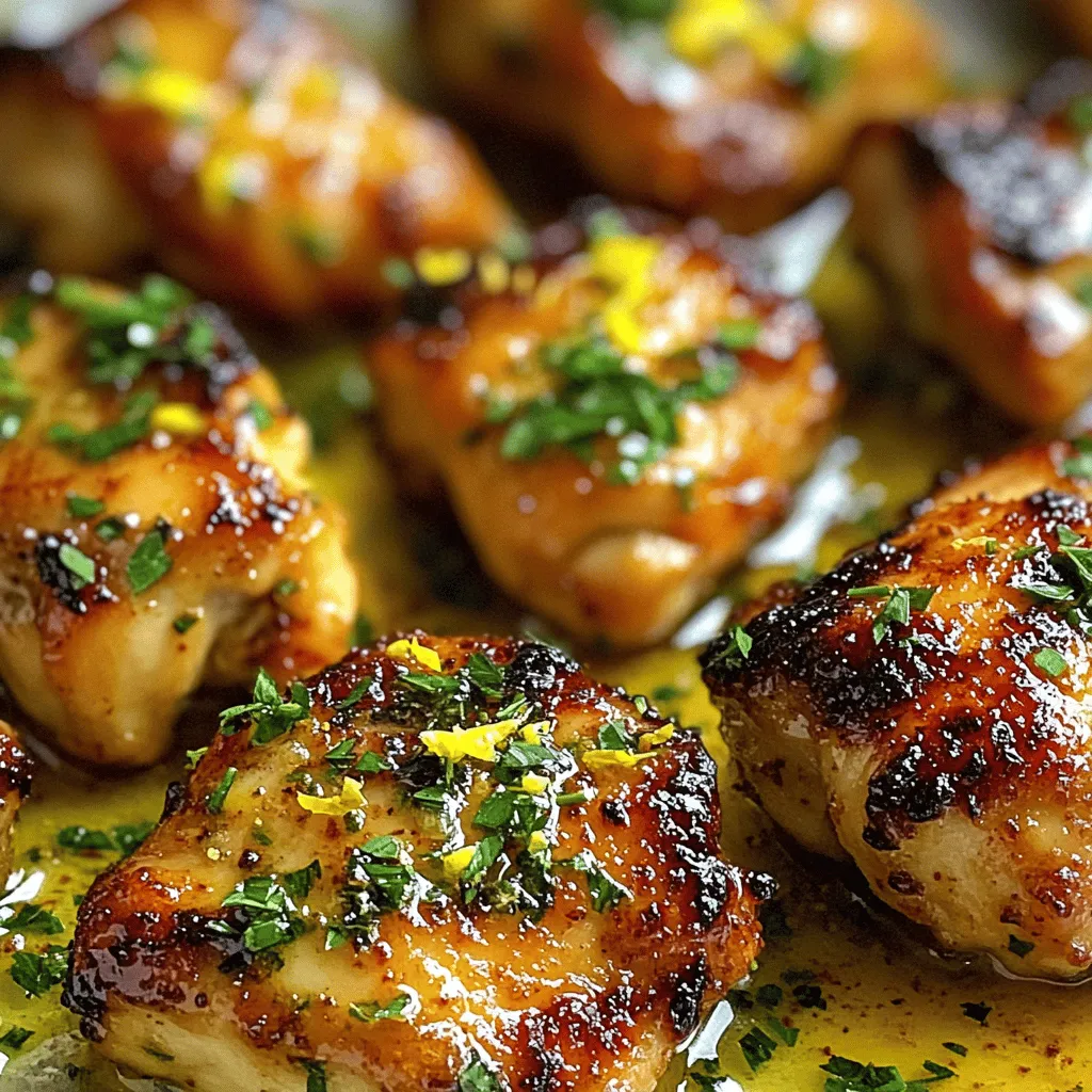 Garlic Butter Chicken Bites Delightful and Simple Dish