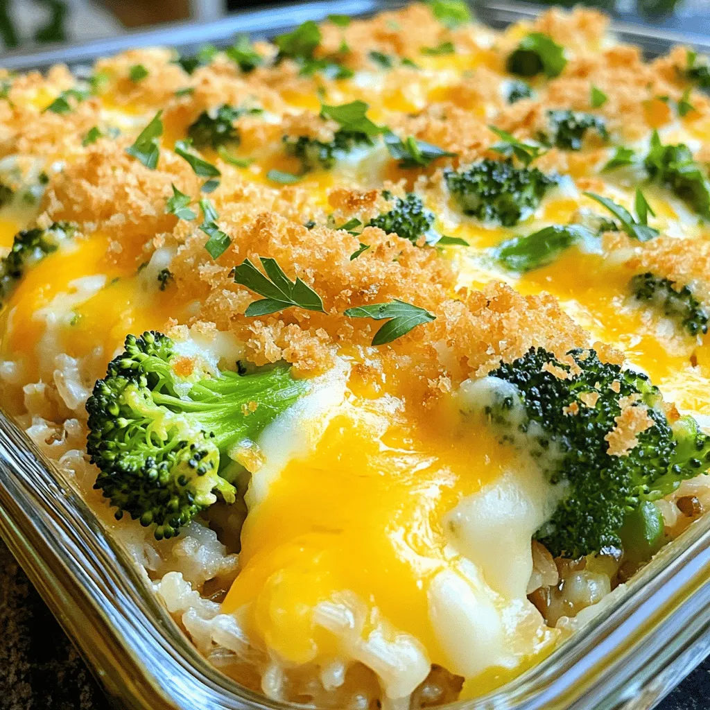 Cheesy Broccoli Rice Casserole Simple and Tasty Dish