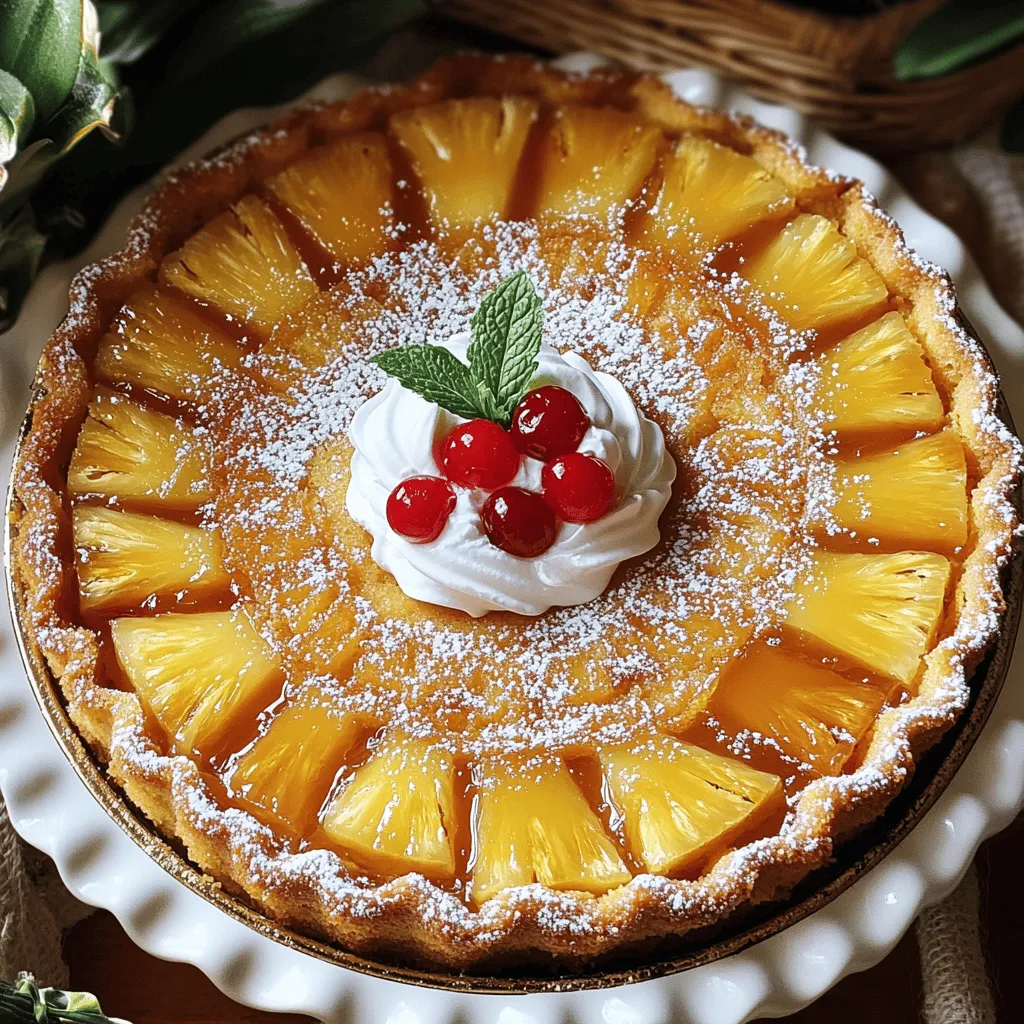 - 1 can (20 oz) pineapple slices, drained and juice reserved - 1/2 cup unsalted butter (1 stick) - 1 cup brown sugar, packed - 1/2 cup maraschino cherries (optional) - 1 1/2 cups all-purpose flour - 1 cup granulated sugar - 1 tablespoon baking powder - 1/2 teaspoon salt - 1 teaspoon vanilla extract - 3/4 cup milk - 2 large eggs