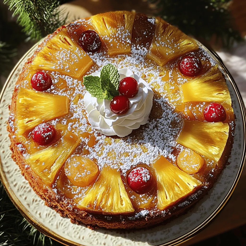 Pineapple Upside Down Cake with Step-by-Step Photos