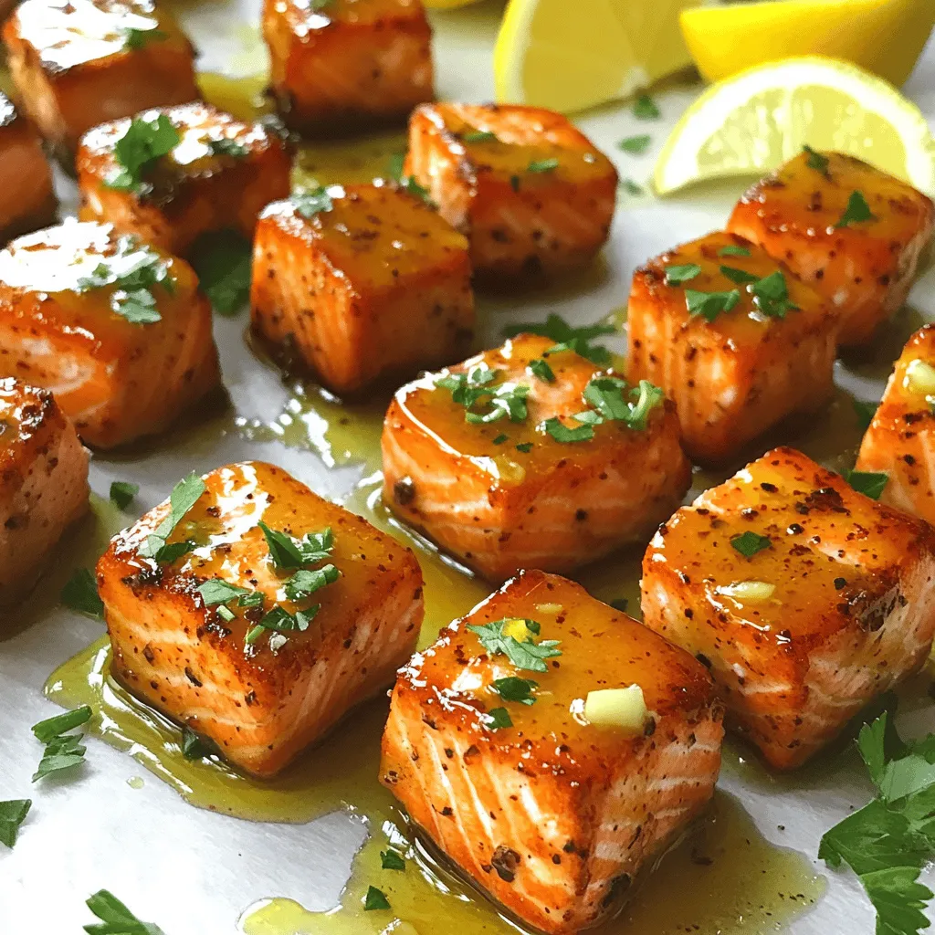 To make honey butter garlic glazed salmon bites, you need simple, fresh ingredients. The key elements include: