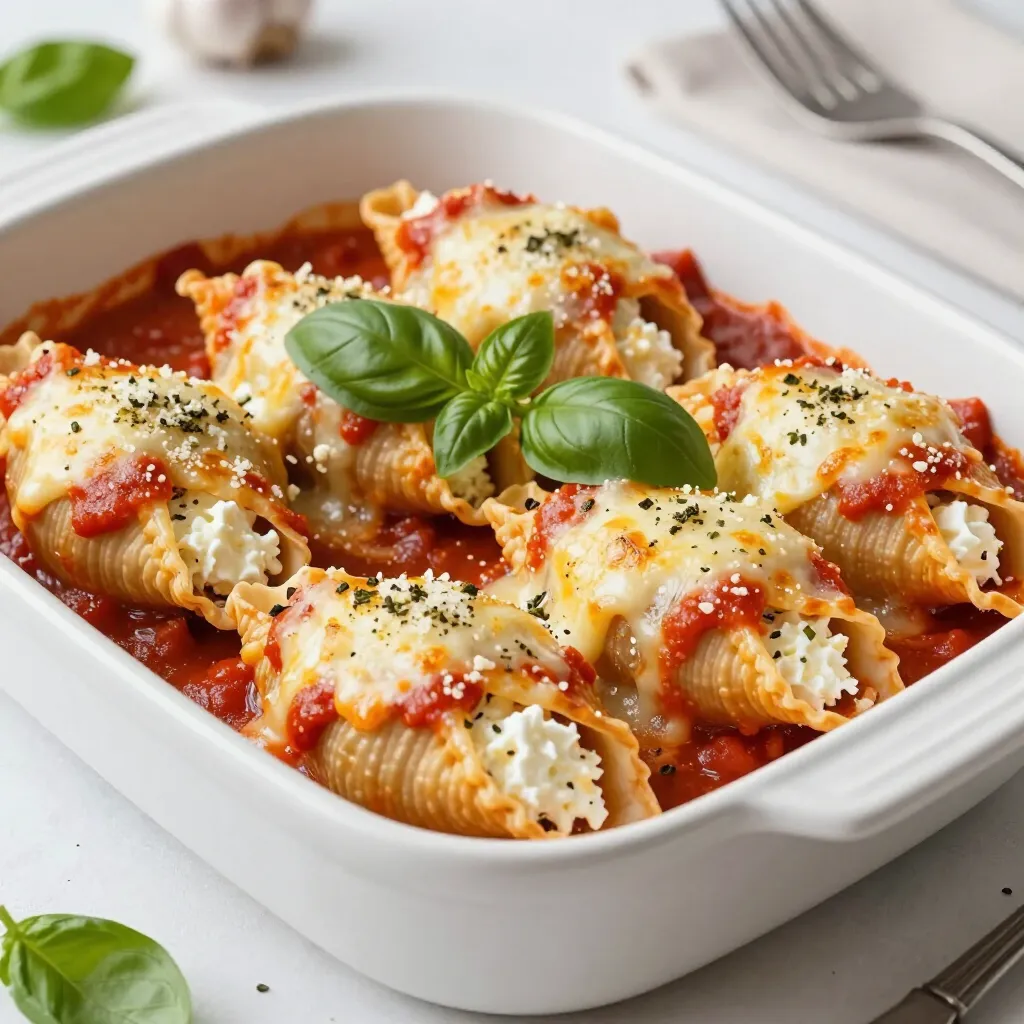 Three Cheese Stuffed Manicotti Easy and Tasty Recipe