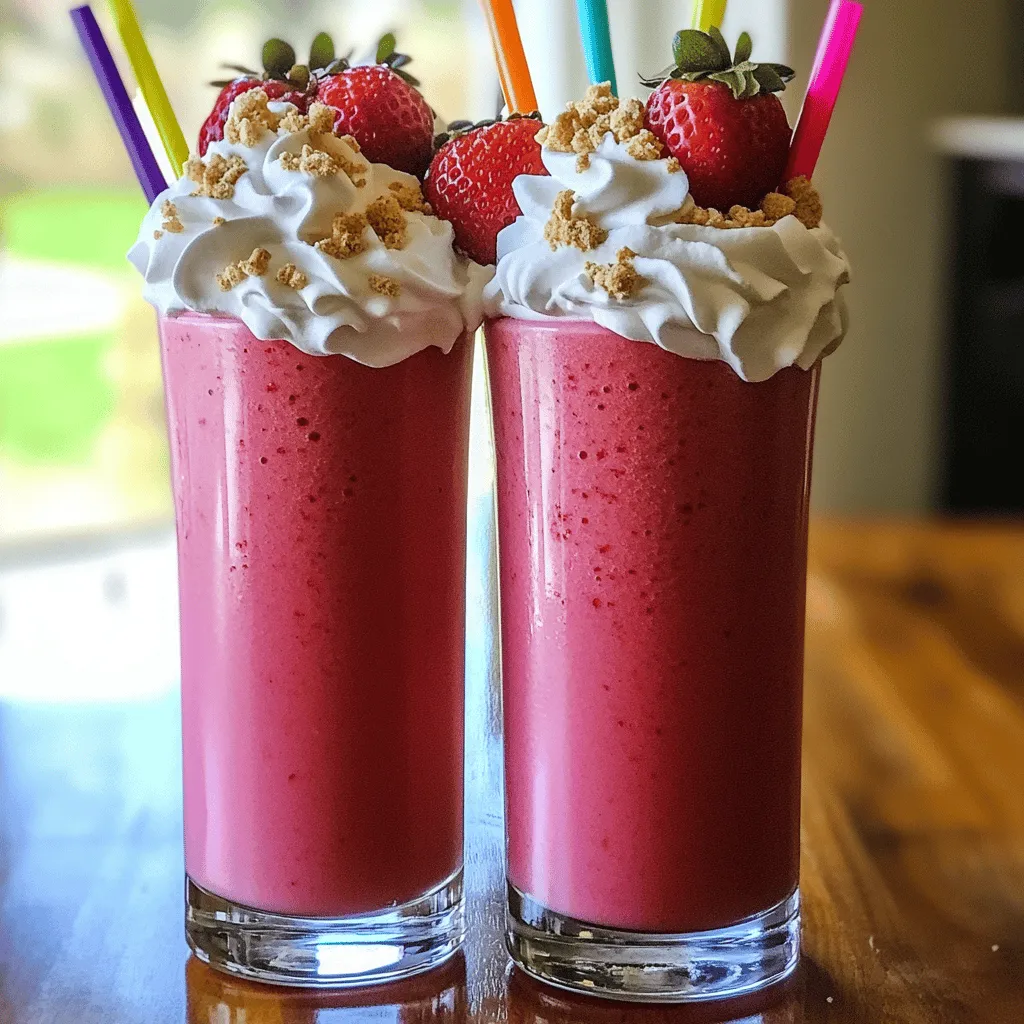 Indulge in a Refreshing Strawberry Dream Milkshake: A Creamy Delight for All Ages