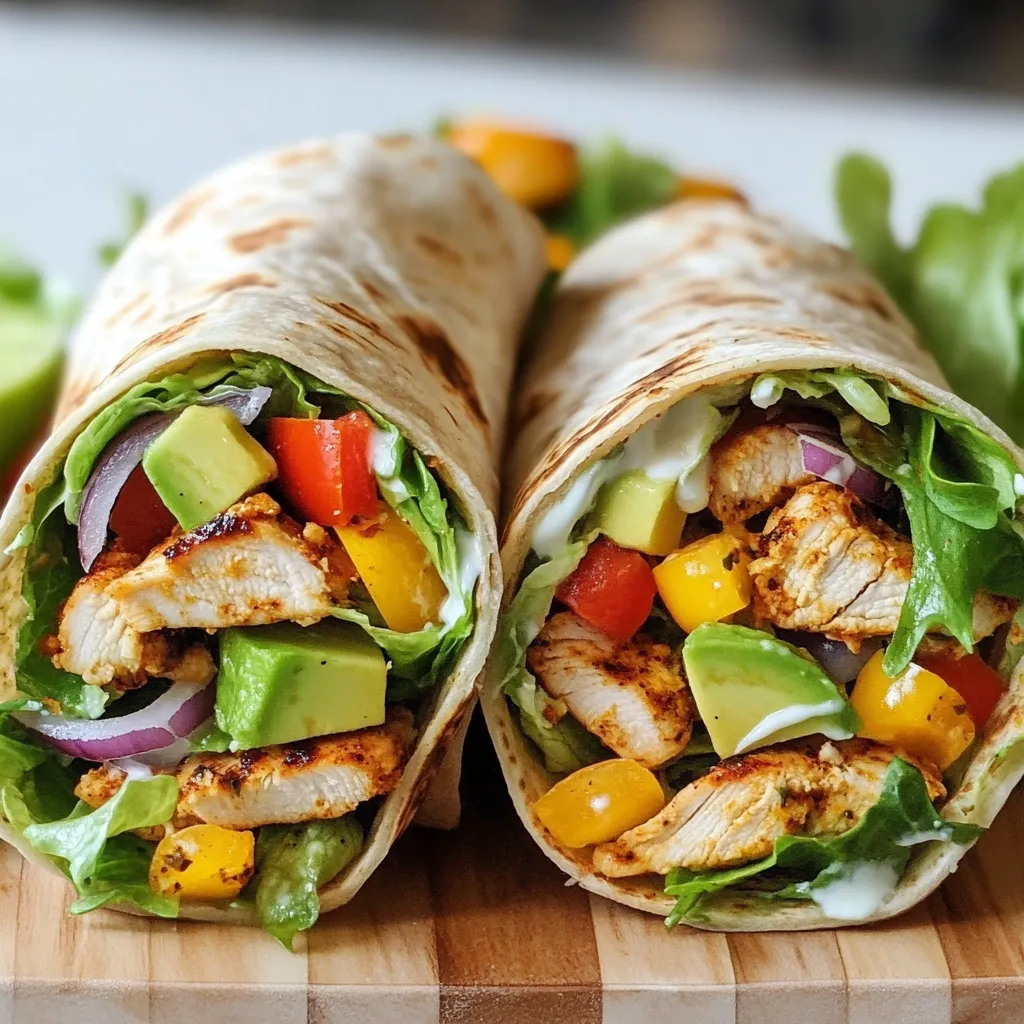 Spicy Cajun Chicken Wraps Flavorful Easy Meal Idea