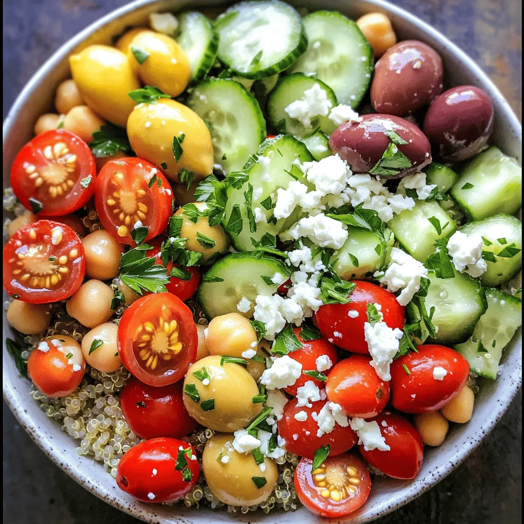 Mediterranean Chickpea Bowl Flavorful and Nutritious Meal